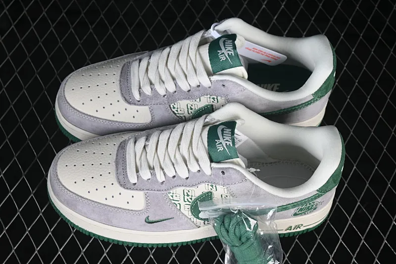 All categories Nk Air Force 1 Air Force series Nk Air Force 1 Low Air Force low-top Nike Air Force 1'07 Low gray and green full print Air Force 1 low-top casual sneakers DW8806-002